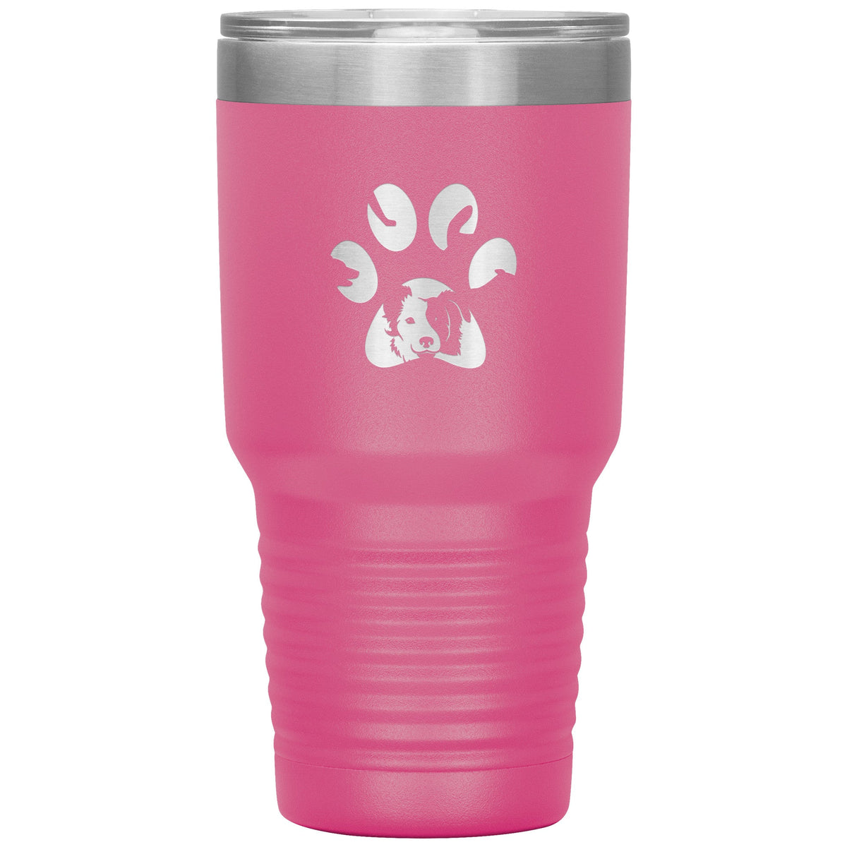 Dog Pawprint 30oz Tumbler-Tumblers-I love Veterinary