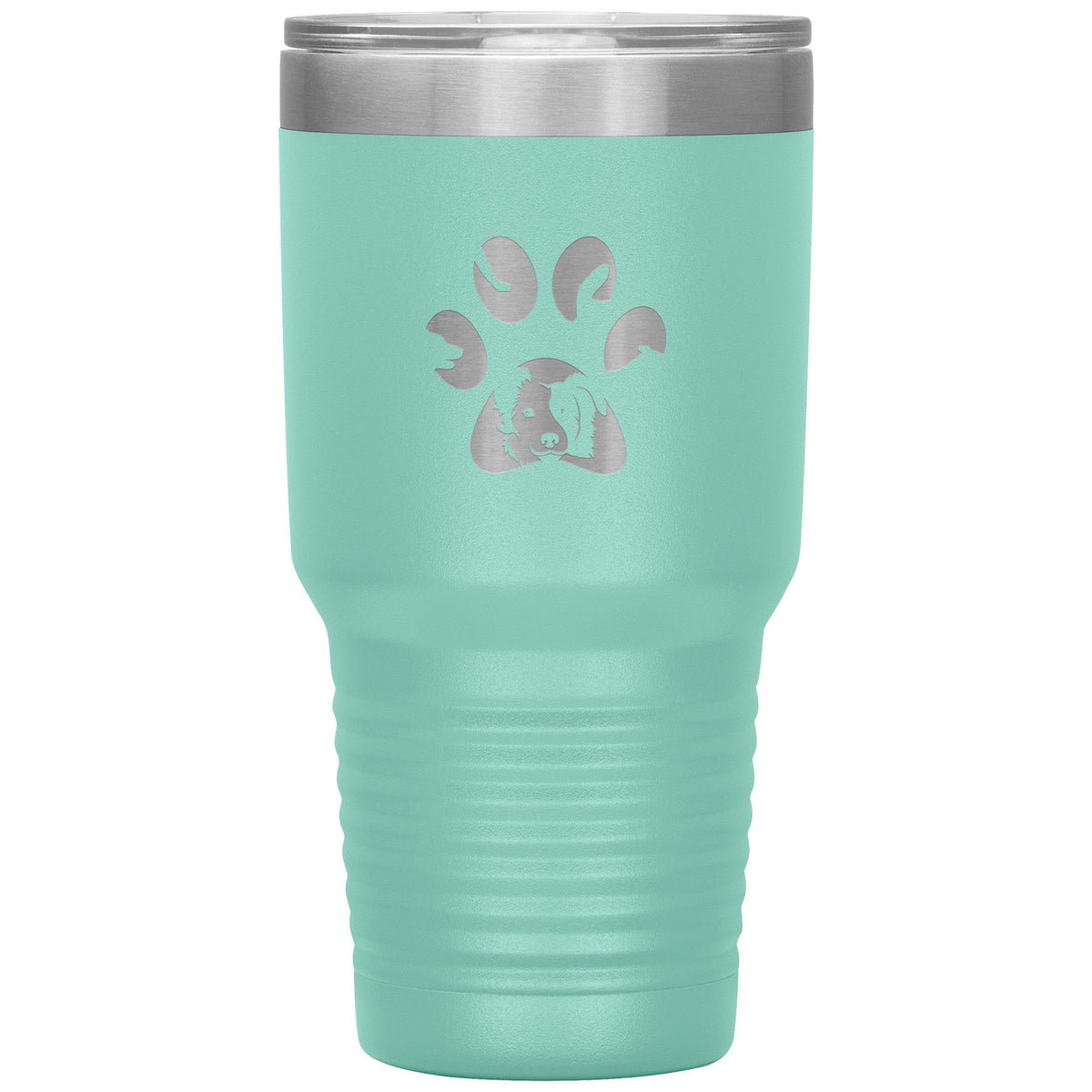 Dog Pawprint 30oz Tumbler-Tumblers-I love Veterinary