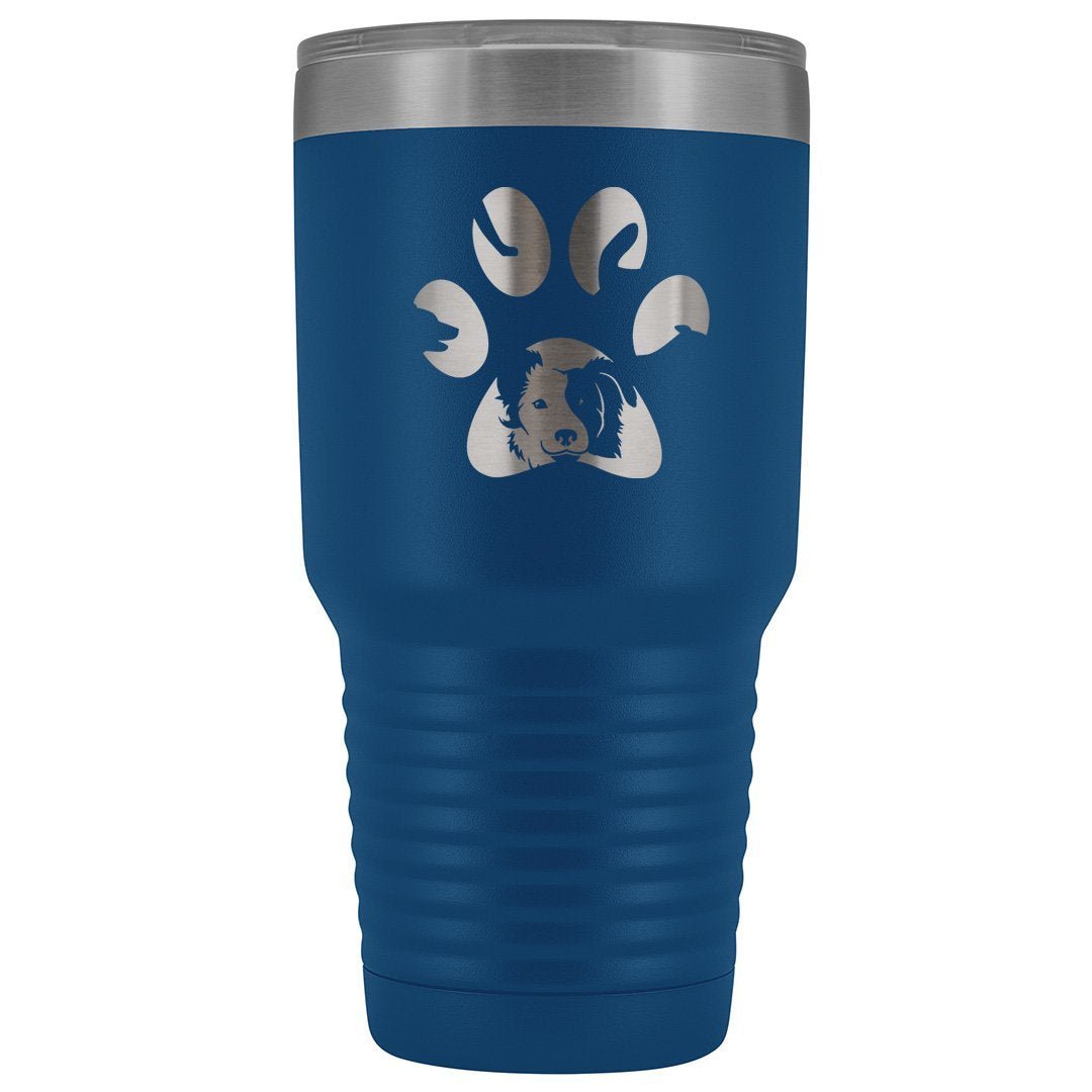 Dog Pawprint 30oz Vacuum Tumbler-Tumblers-I love Veterinary