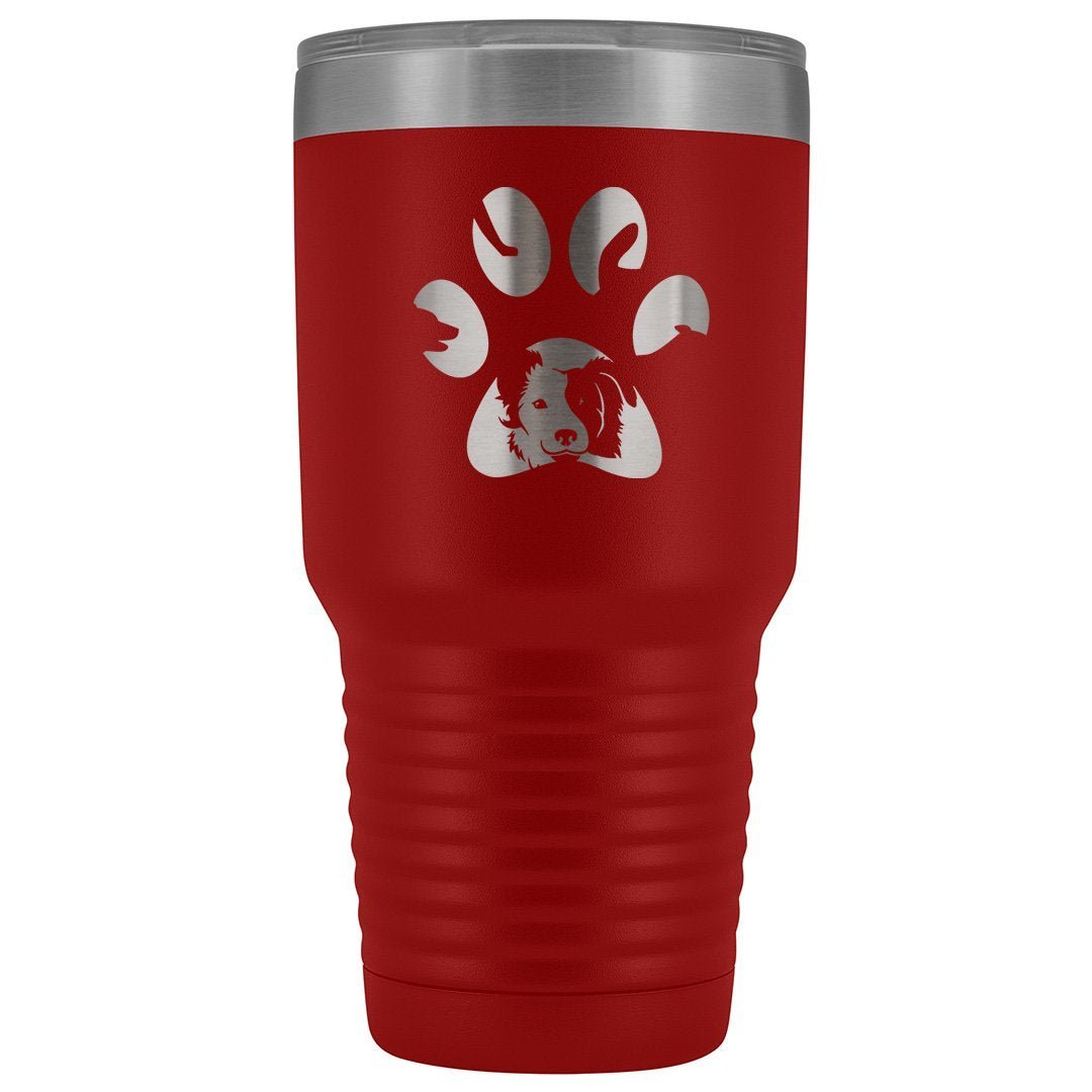 Dog Pawprint 30oz Vacuum Tumbler-Tumblers-I love Veterinary