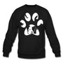 Dog Pawprint Crewneck Sweatshirt-Unisex Crewneck Sweatshirt | Gildan 18000-I love Veterinary