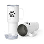 Dog Pawprint Travel mug with a handle-Travel Mug with a Handle-I love Veterinary