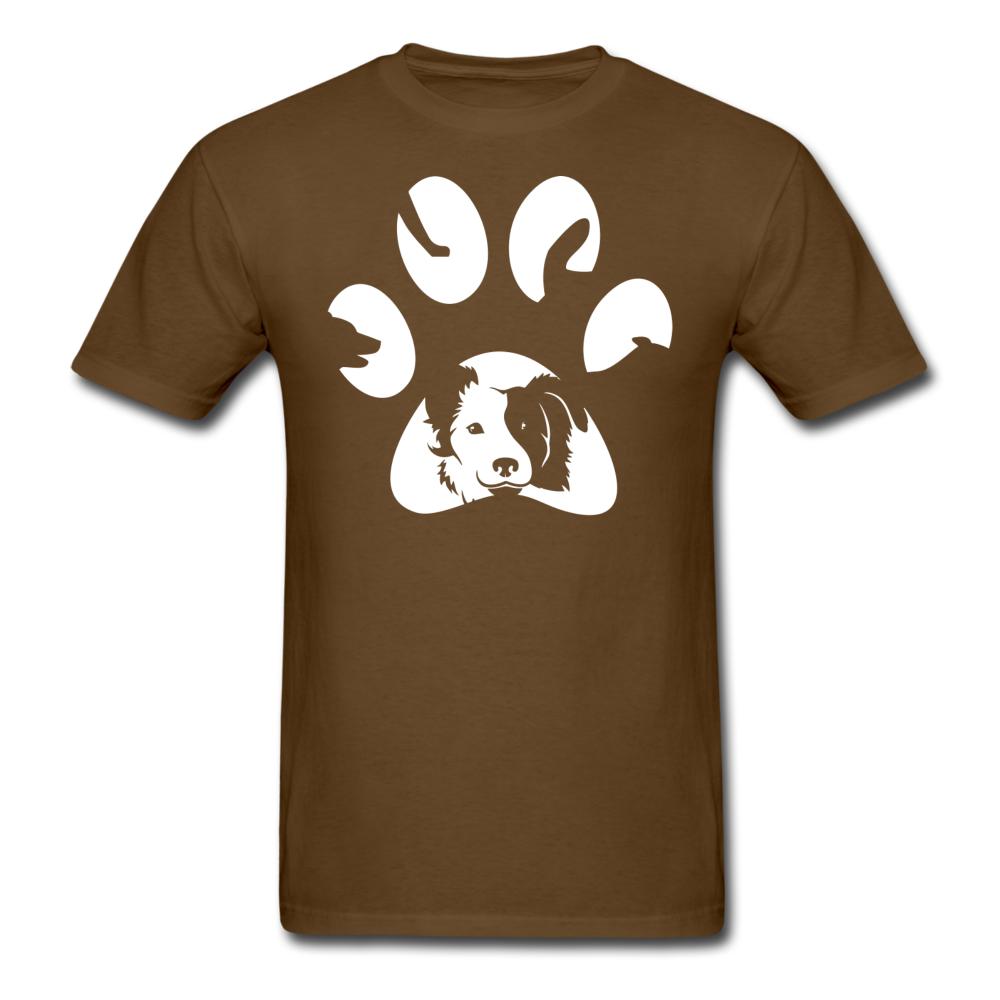 Dog Pawprint Unisex T-shirt-Unisex Classic T-Shirt | Fruit of the Loom 3930-I love Veterinary