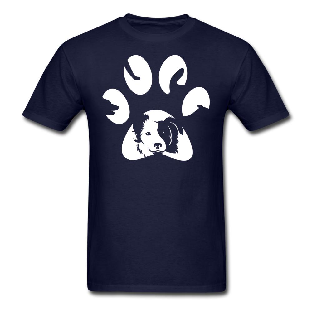Dog Pawprint Unisex T-shirt-Unisex Classic T-Shirt | Fruit of the Loom 3930-I love Veterinary