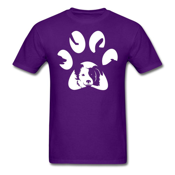 Dog Pawprint Unisex T-shirt-Unisex Classic T-Shirt | Fruit of the Loom 3930-I love Veterinary