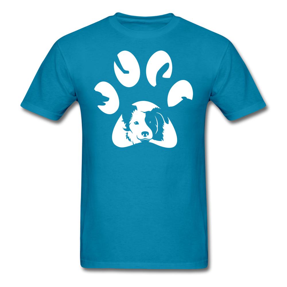 Dog Pawprint Unisex T-shirt-Unisex Classic T-Shirt | Fruit of the Loom 3930-I love Veterinary