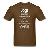 Dogs are like potato chips Unisex T-shirt-Unisex Classic T-Shirt | Fruit of the Loom 3930-I love Veterinary