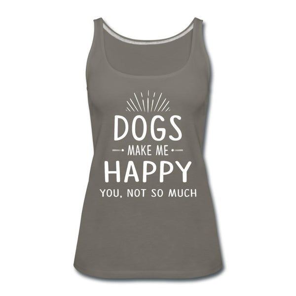 Dogs make me happy Women's Tank Top-Women’s Premium Tank Top | Spreadshirt 917-I love Veterinary