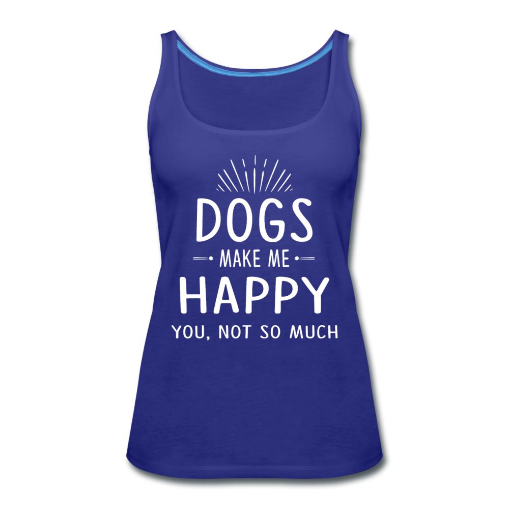 Dogs make me happy Women's Tank Top-Women’s Premium Tank Top | Spreadshirt 917-I love Veterinary