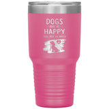 Dogs make me happy you, not so much custom 30 oz-Tumblers-I love Veterinary