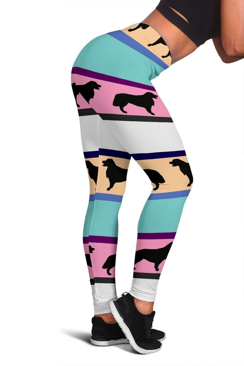 Dogs Pattern Leggings-Leggings-I love Veterinary