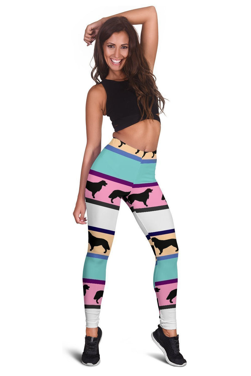 Dogs Pattern Leggings-Leggings-I love Veterinary