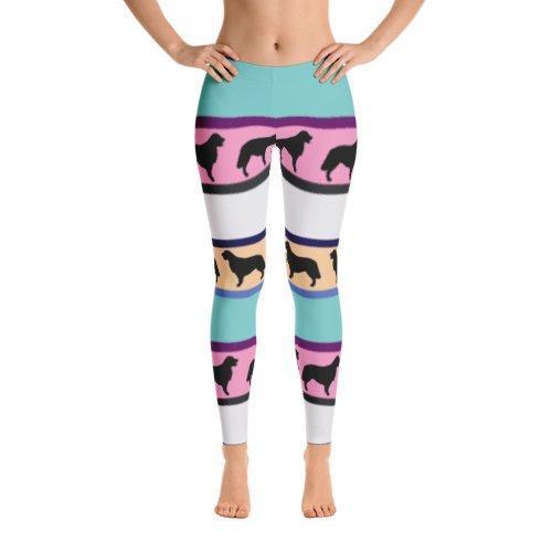 Dogs Pattern Leggings-Leggings-I love Veterinary