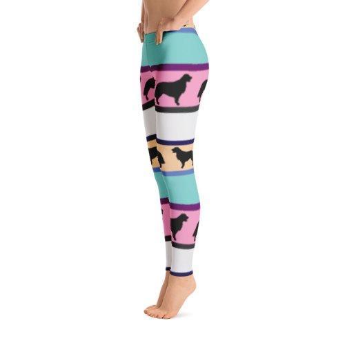 Dogs Pattern Leggings-Leggings-I love Veterinary