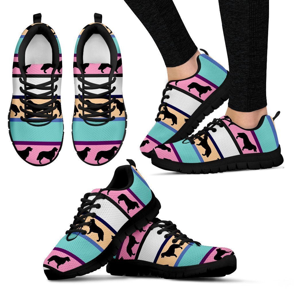Dogs Pattern - Women's Sneakers-Sneakers-I love Veterinary