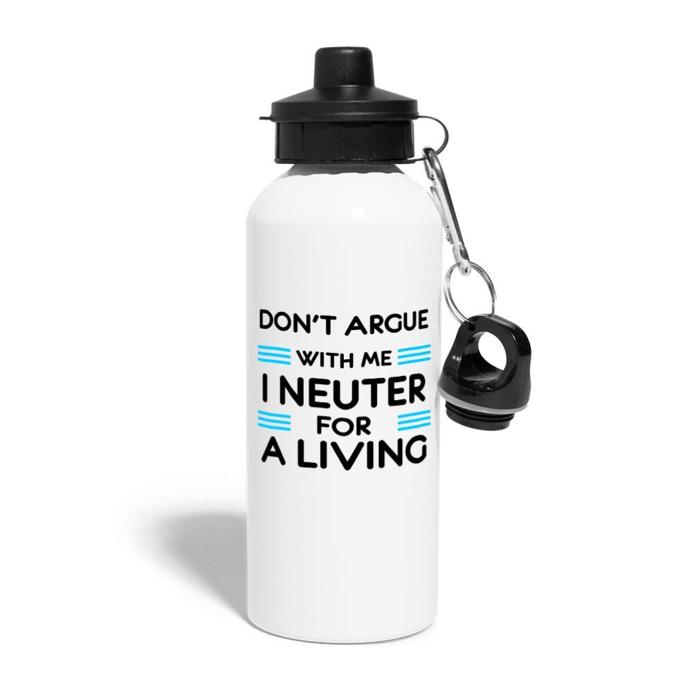 Don't argue with me I neuter for a living 20oz Water Bottle-Water Bottle | BestSub BLH1-2-I love Veterinary
