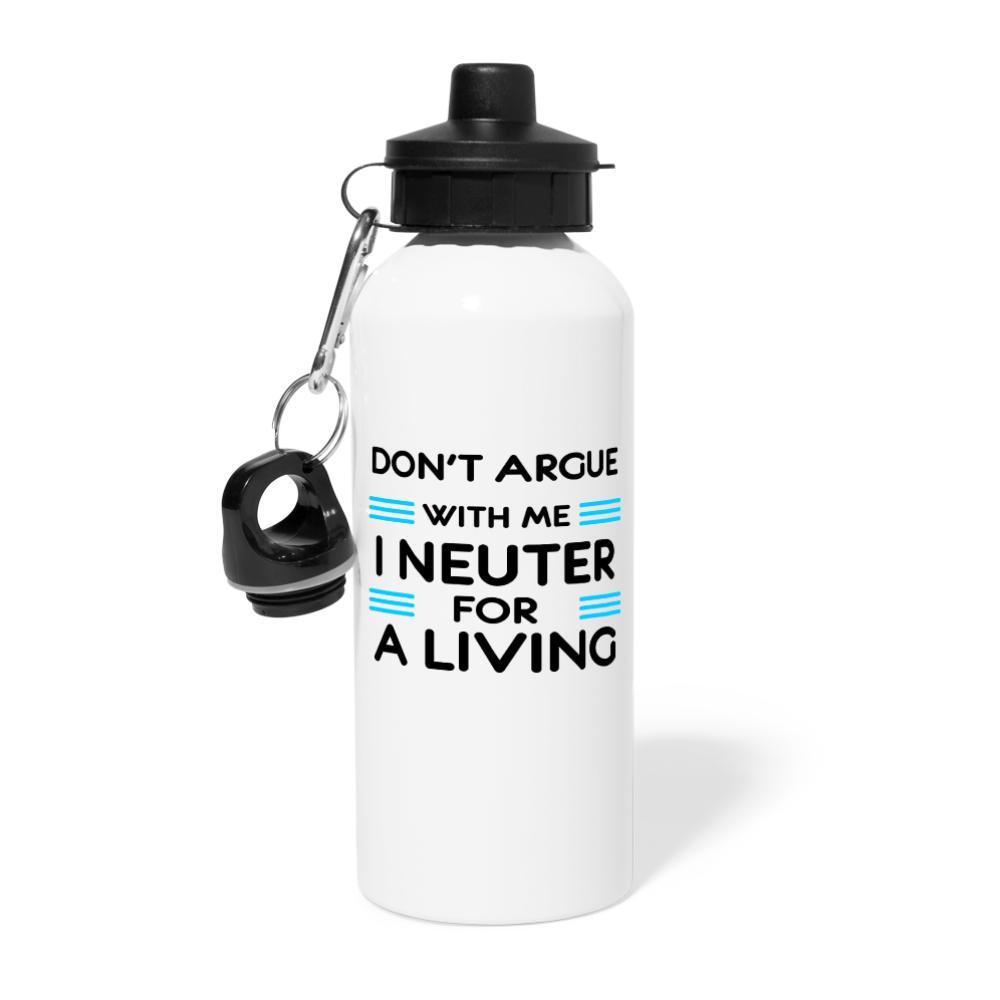 Don't argue with me I neuter for a living 20oz Water Bottle-Water Bottle | BestSub BLH1-2-I love Veterinary