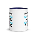 Don't argue with me I neuter for a living Mug with Color Inside-White Ceramic Mug with Color Inside-I love Veterinary