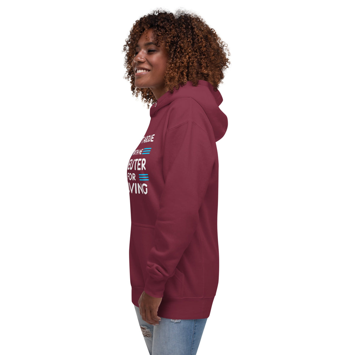Don't argue with me I neuter for a living Unisex Premium Hoodie-Premium Unisex Hoodie-I love Veterinary