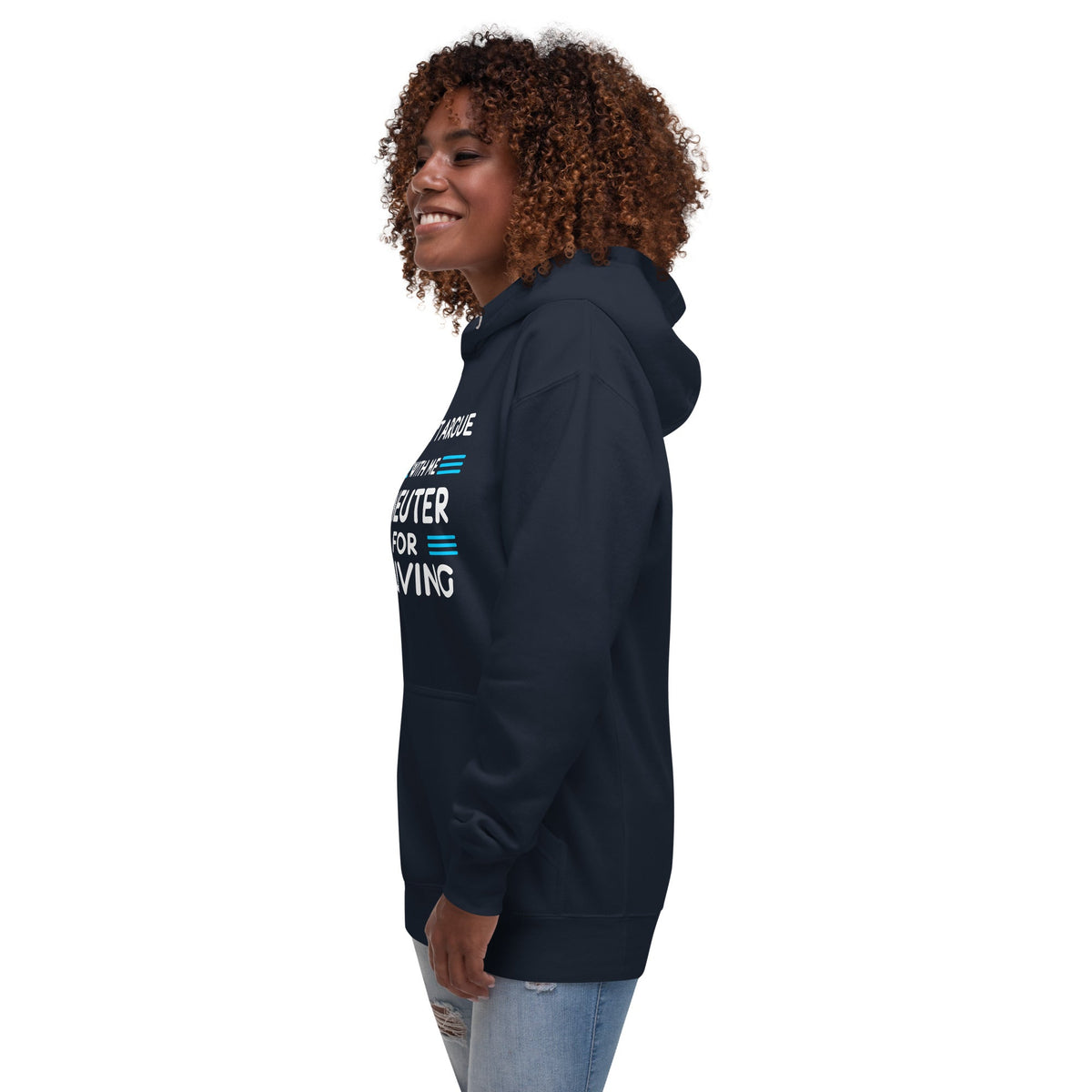 Don't argue with me I neuter for a living Unisex Premium Hoodie-Premium Unisex Hoodie-I love Veterinary
