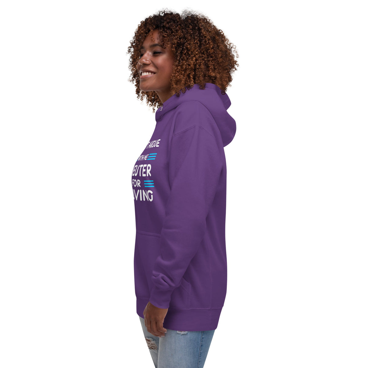 Don't argue with me I neuter for a living Unisex Premium Hoodie-Premium Unisex Hoodie-I love Veterinary