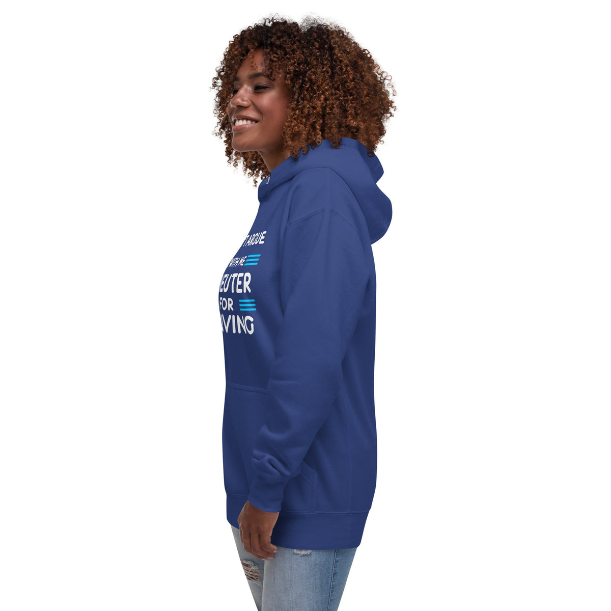 Don't argue with me I neuter for a living Unisex Premium Hoodie-Premium Unisex Hoodie-I love Veterinary