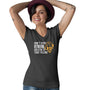 Don't stop retrieving Women's V-Neck T-Shirt-Women's V-Neck T-Shirt | Fruit of the Loom L39VR-I love Veterinary