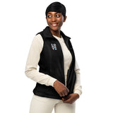 Embroidered Veterinary Love Dog and Cat Women’s Columbia fleece vest-I love Veterinary