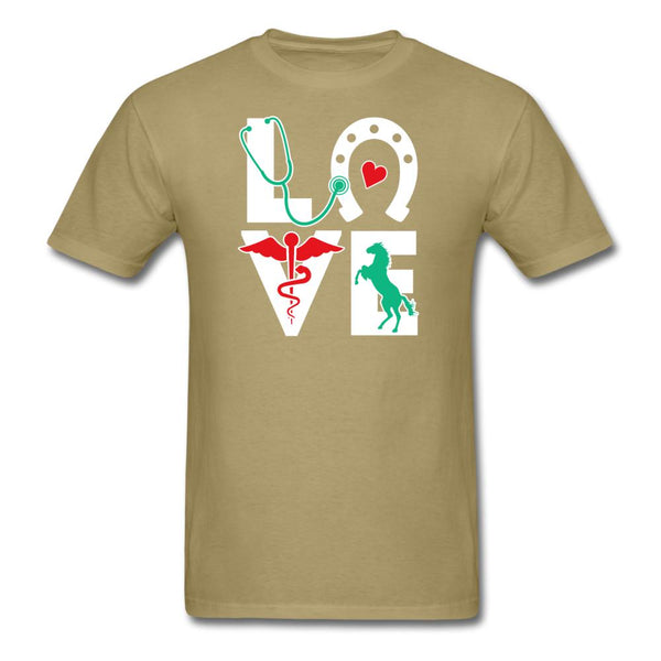 Equine Love Unisex T-shirt-Unisex Classic T-Shirt | Fruit of the Loom 3930-I love Veterinary