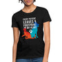 Every Patient Leaves a Footprint Women's T-Shirt-Women's T-Shirt | Fruit of the Loom L3930R-I love Veterinary