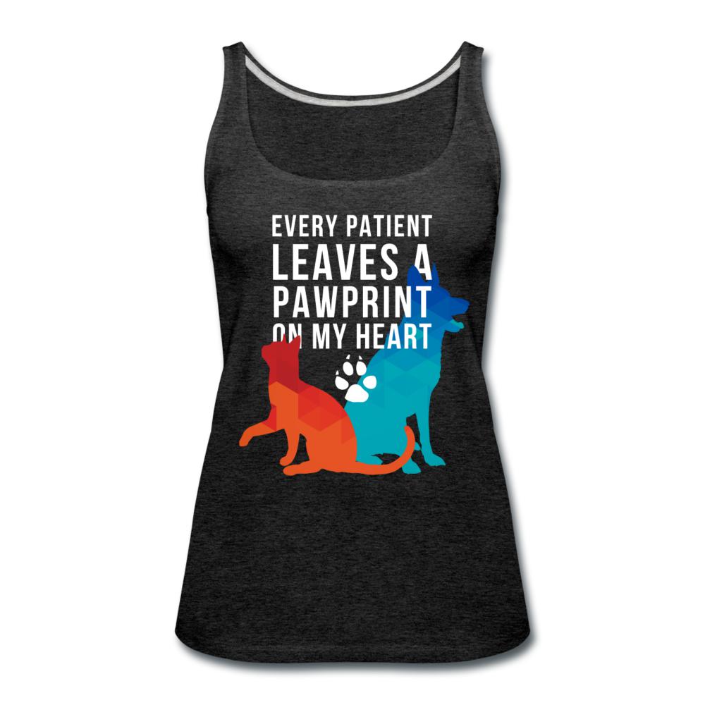 Every patients leaves a pawprint on my heart Women's Tank Top-Women’s Premium Tank Top | Spreadshirt 917-I love Veterinary