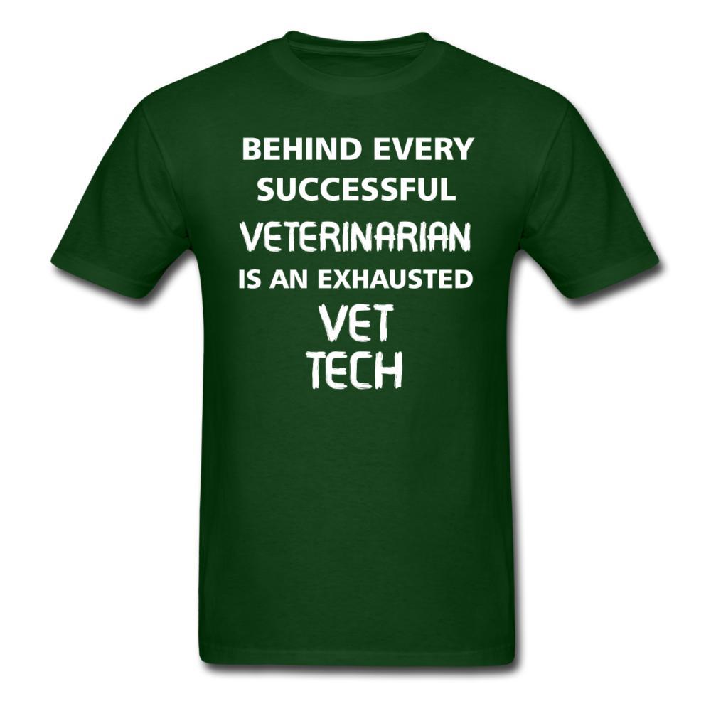 Exhausted Vet Tech T-Shirt Exhausted Vet Tech T-Shirt