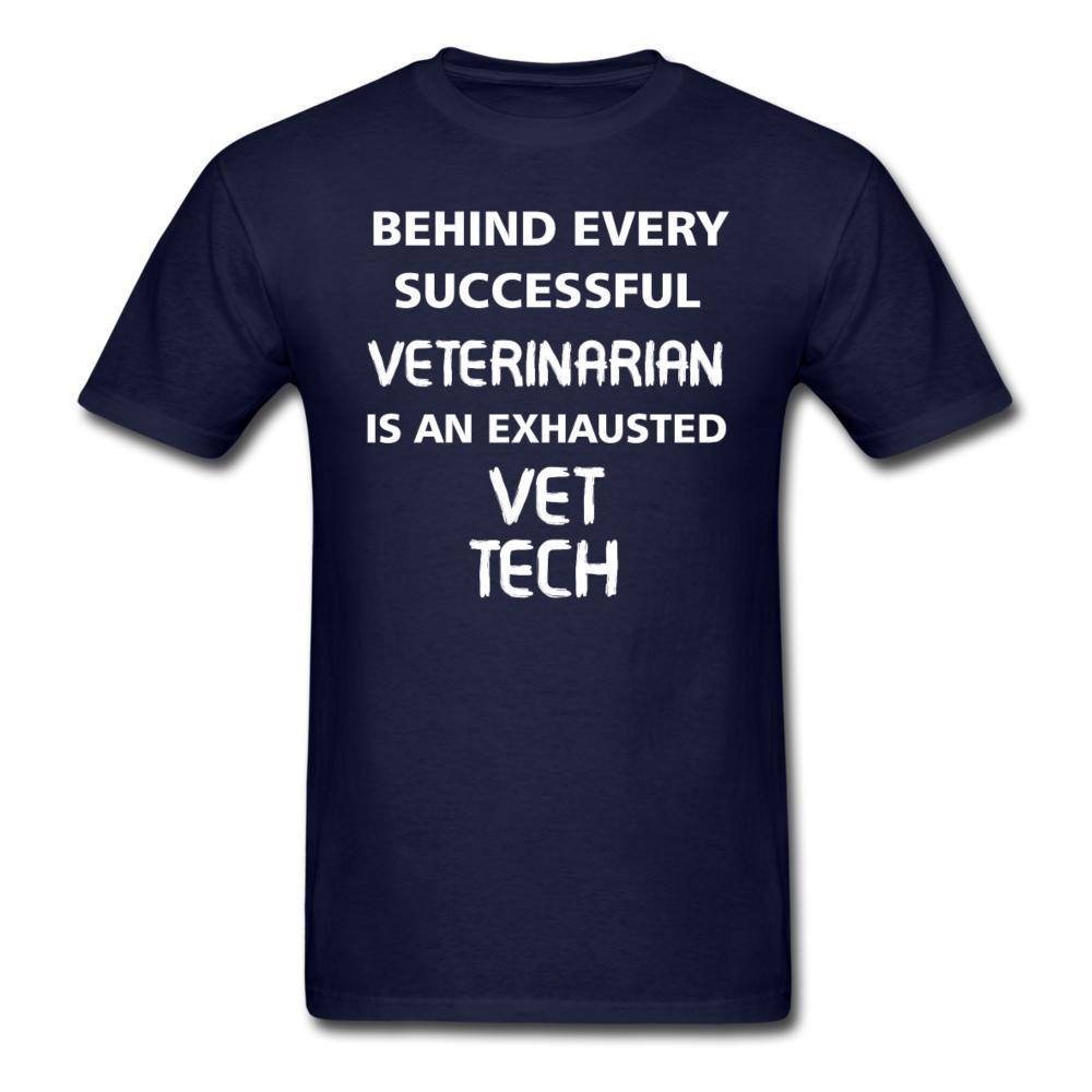 Exhausted Vet Tech T-Shirt Exhausted Vet Tech T-Shirt