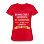 Exhausted Vet Tech Women's V-Neck T-Shirt-Women's V-Neck T-Shirt | Fruit of the Loom L39VR-I love Veterinary