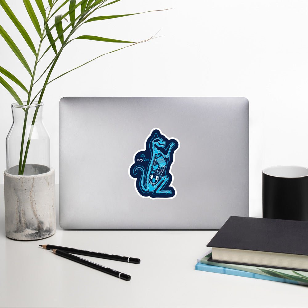 ezyVet Bubble-free stickers-Kiss-Cut Stickers-I love Veterinary