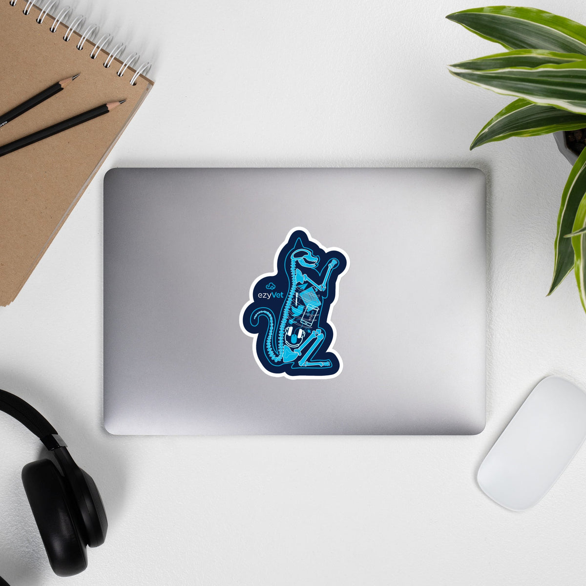 ezyVet Bubble-free stickers-Kiss-Cut Stickers-I love Veterinary