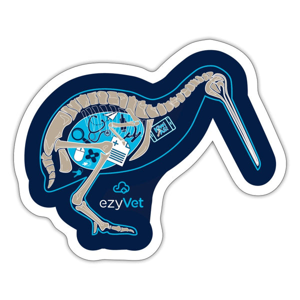ezyVet Kiwi Sticker-Sticker-I love Veterinary