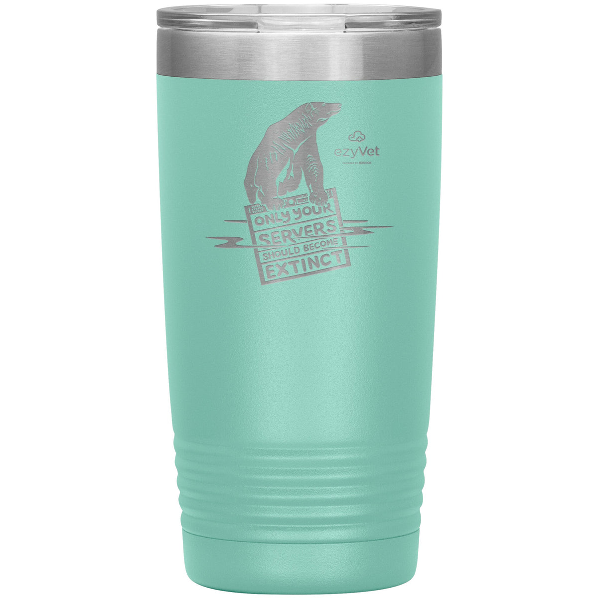 ezyVet Polar Bear 20 oz Tumbler-Tumblers-I love Veterinary