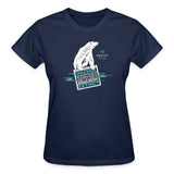 ezyVet Polar Bear Ladies T-Shirt-Ultra Cotton Ladies T-Shirt | Gildan G200L-I love Veterinary