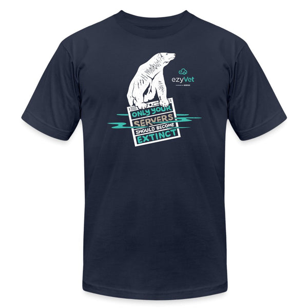 ezyVet Polar Bear Unisex T-shirt-Unisex Staple T-Shirt | Bella + Canvas 3001-I love Veterinary