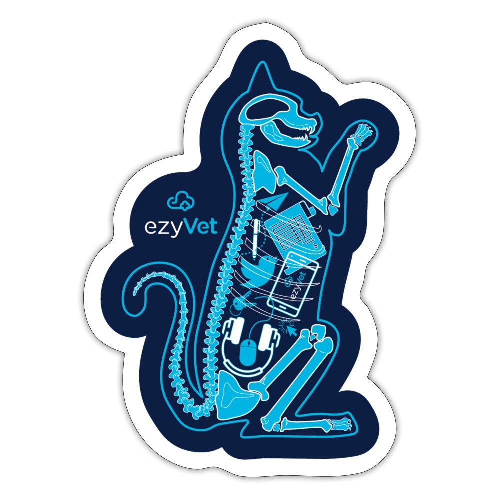 ezyVet Sticker-Sticker-I love Veterinary
