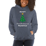 First Christmas As - Personalizable Unisex Hoodie-Unisex Heavy Blend Hoodie | Gildan 18500-I love Veterinary
