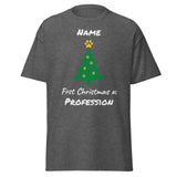 First Christmas As - Personalizable Unisex T-shirt-I love Veterinary