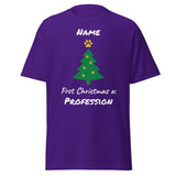 First Christmas As - Personalizable Unisex T-shirt-Unisex T-shirt | Gildan 5000-I love Veterinary