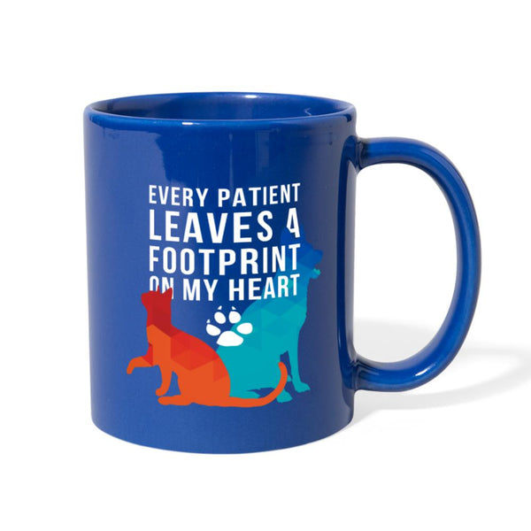 Every patient leaves a footprint on my heart Full Color Mug-Full Color Mug | BestSub B11Q-I love Veterinary