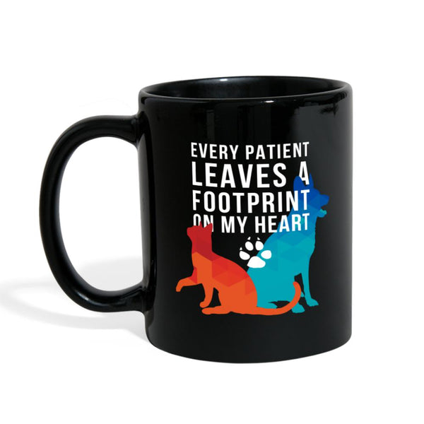 Every patient leaves a footprint on my heart Full Color Mug-Full Color Mug | BestSub B11Q-I love Veterinary