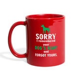 Sorry I remembered your dog's name and forgot yours Full Color Mug-Full Color Mug | BestSub B11Q-I love Veterinary