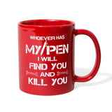 Vet Tech - My Pen Joke Full Color Mug-Full Color Mug | BestSub B11Q-I love Veterinary