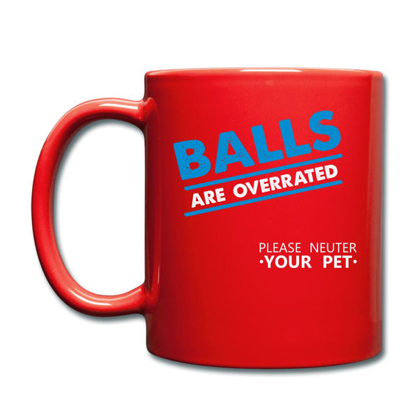 Veterinary - Balls are overrated Full Color Mug-Full Color Mug | BestSub B11Q-I love Veterinary
