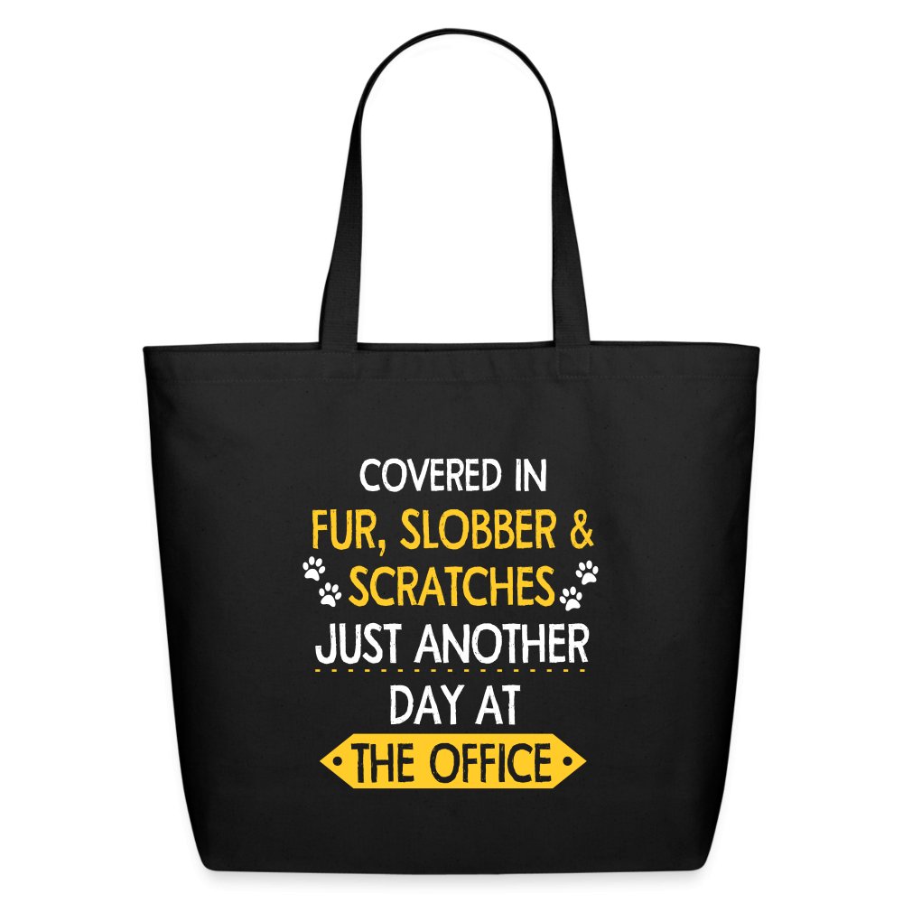 Fur, Slobber, Scratches Eco-Friendly Cotton Tote-Eco-Friendly Cotton Tote-I love Veterinary